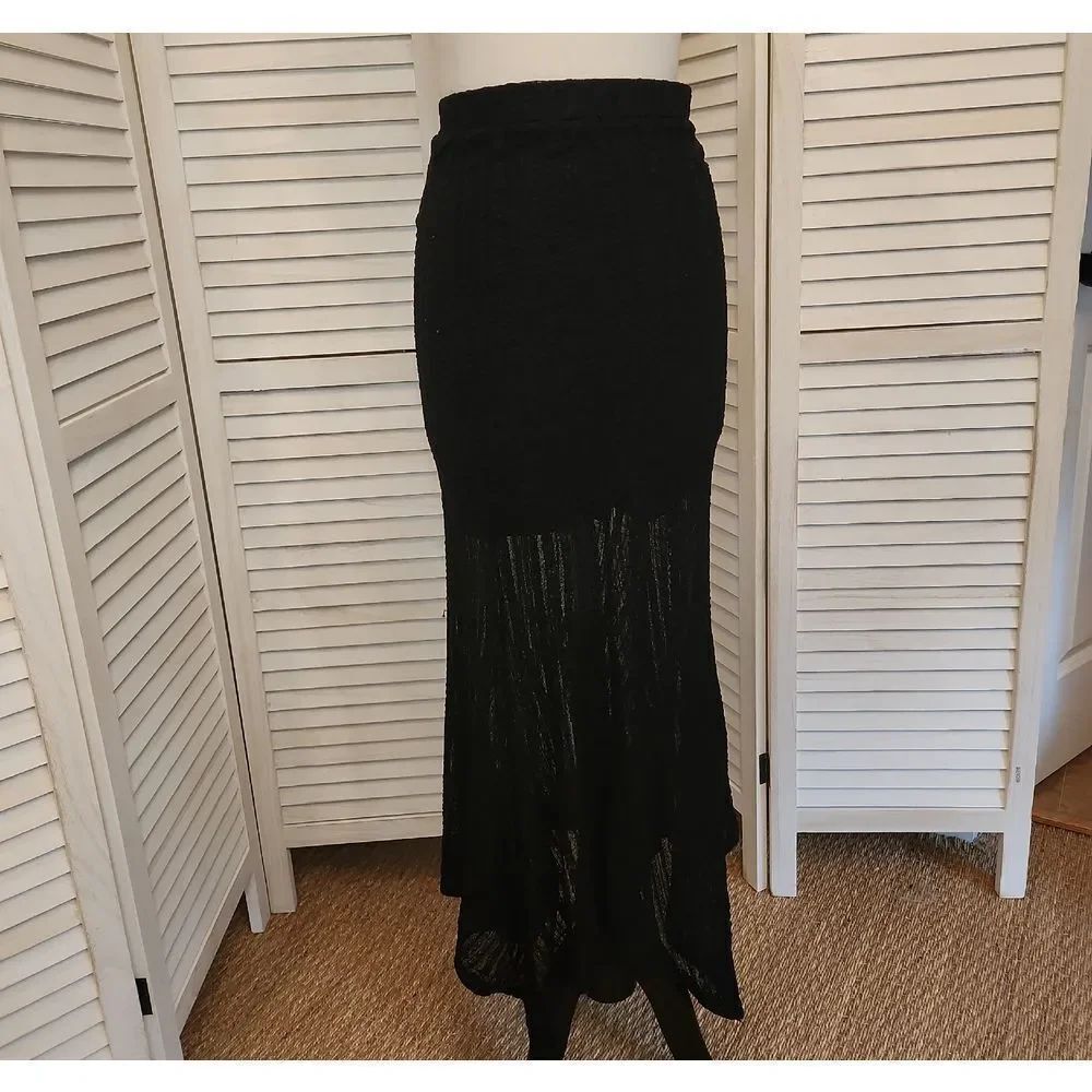 Killstar Rare Black Maxi Skirt Size M